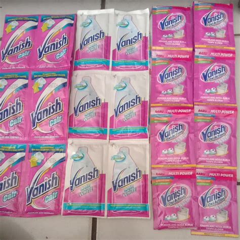 Jual Vanish Cair Ml X Pcs Oxy Action Vanish Bubuk Ml X Pcs