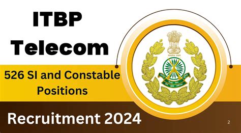 Posts The Indo Tibetan Border Police Force Itbp Recruitment