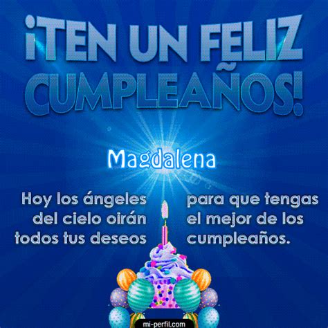 Ten Un Feliz Cumplea Os Magdalena Tarjetas Online