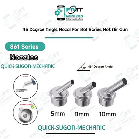 Mm Mm Mm Series Hot Air Gun Nozzle Set Of Degree Angle Fmt Online Store