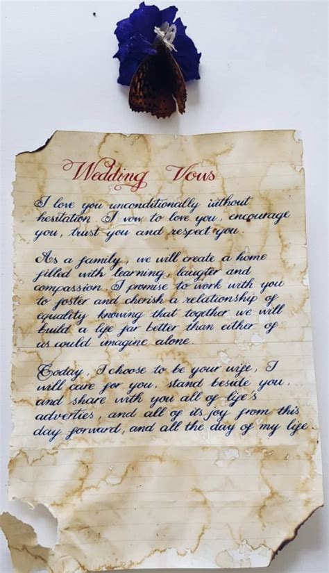 Custom Old Fashioned Love Letter Personalized Handwritten Etsy