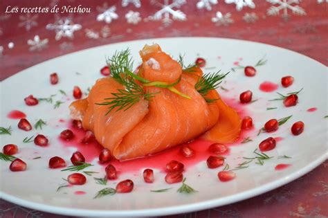 Aumônières de saumon fumé à la mangue et kiwi sauce grenade citron