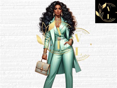 Fashion Boss Babe Svgprint Clipart Fashion Illustrationfashion Clipart