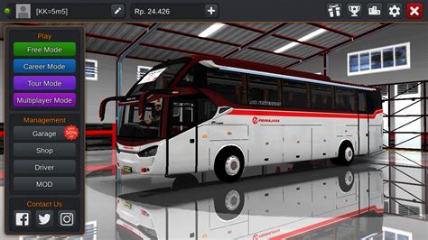 Special Po Primajasa Akap Pariwisata Mars Bus Simulator Indonesia