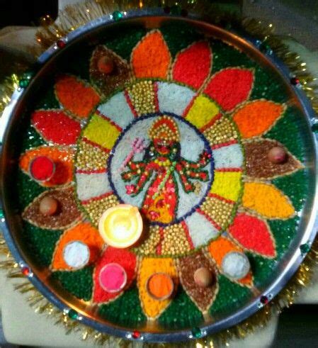 Pin By Priyanka Maheshwari On Diwali Decor Arti Thali Decoration