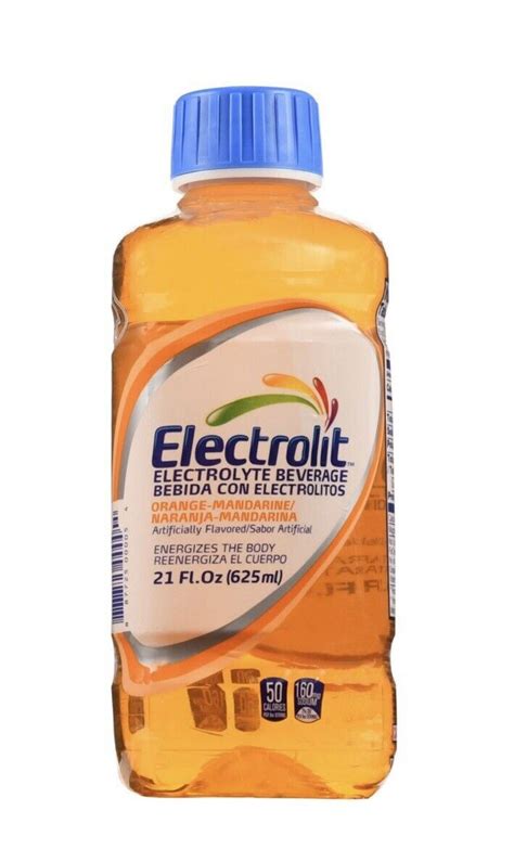 Electrolit Electrolyte Hydration Naranja Mandarina Pack Fl Oz