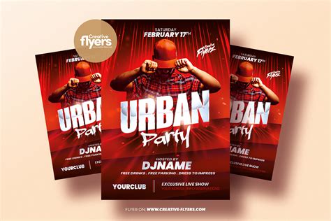 Urban Party Flyer Template Psd Behance