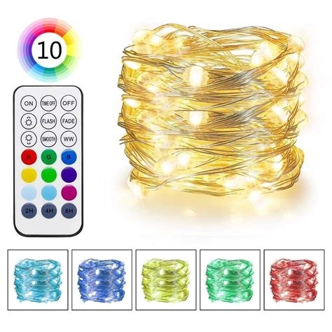 Color Changing Fairy Lights: Sprinkle your decor with AA battery ...