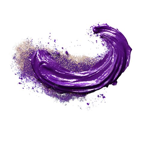 Purple Glitter Brush Stroke Purple Glitter Brushstroke Png