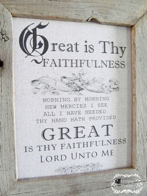 Great Is Thy Faithfulness Hymn Of The Year Faith Printing On