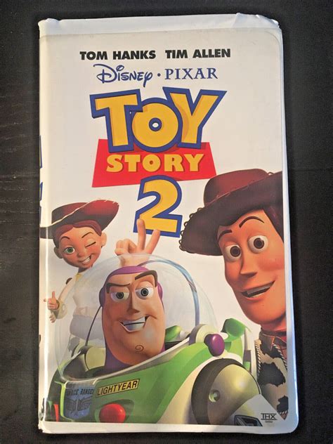 Walt Disney Toy Story 2 Clamshell VHS Tape Clamshell Case Same Day Ship