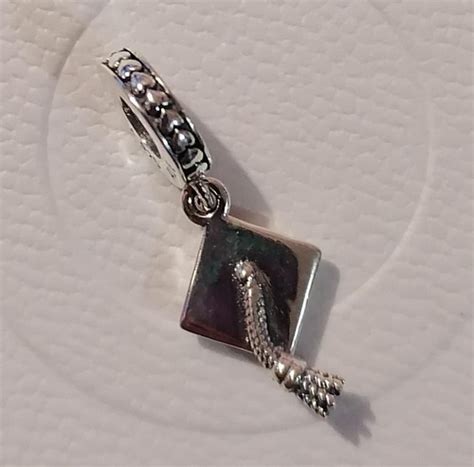 Charm Colgante Pandora Birrete De Graduaci N Plata Cuotas Sin Inter S