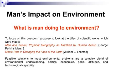Ppt Man And Environment Powerpoint Presentation Free Download Id