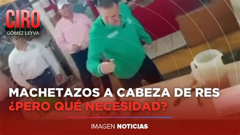 Eugenio Hern Ndez Dio Machetazos A Cabeza De Res En Alusi N A