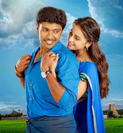 Vikram Prabhu Sri Divya Latest Stills At Vellaikara Durai Movie Stills