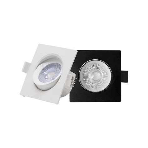 Spot Led Direcionavel 5w Quadrado Mg Iluminação E Elétrica