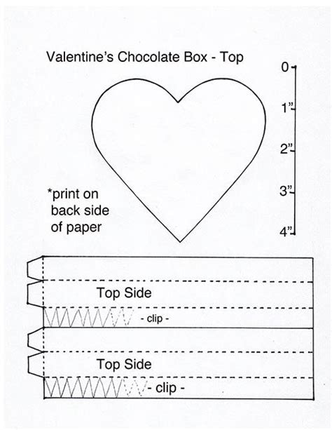 Heart Box Pattern - How to make a Heart Shaped Box of Chocolates ...