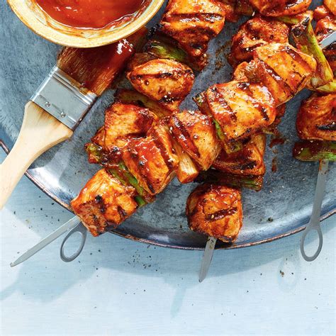 Brochettes De Poulet Barbecue Les Meilleures Ricardo Recette