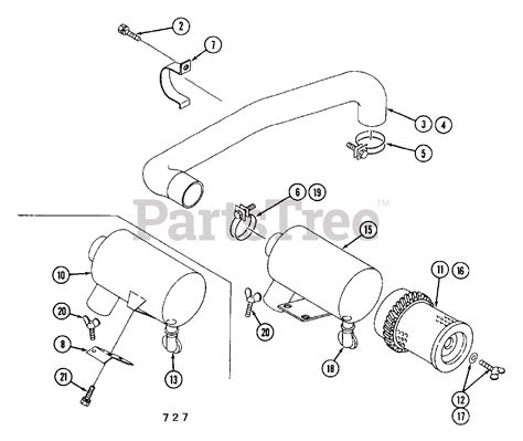 Cub Cadet 7235 544 444d100 Cub Cadet Compact Tractor Air Cleaner