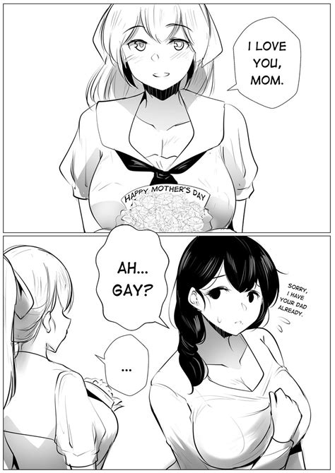 Seems Like Mom Has Been Sneaking Into Your Room To Read Your Yuri While