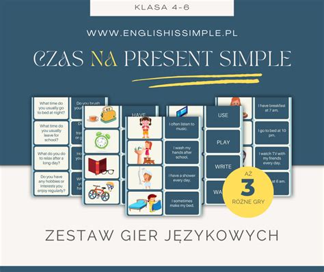 Czas Present Simple Dla Dzieci English Is Simple