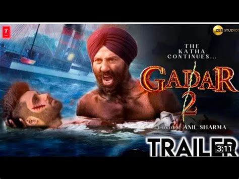 Gadar The Katha Continues Official Trailer Sunny Deol Ameesha Patel