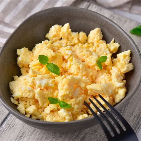 Easy Microwave Scrambled Eggs Made In 5 Minutes