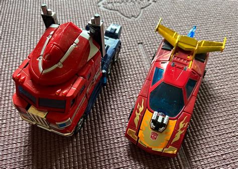 Transformers Henkei Optimus Prime Hot Rodimus Hobbies Toys Toys Games On Carousell