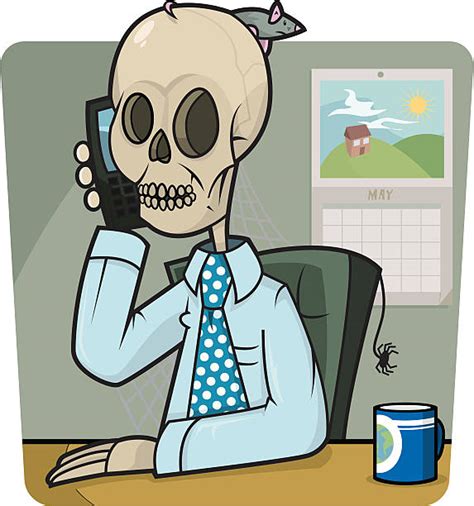 Cartoon Of Waiting Phone Call Illustrations, Royalty-Free Vector ...