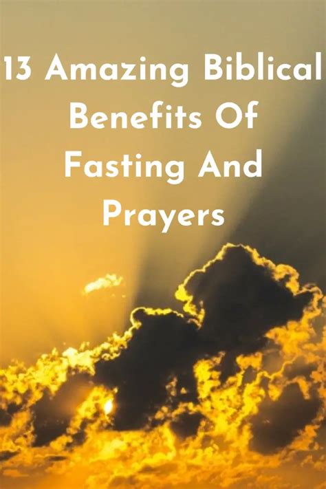 13 Amazing Biblical Benefits Of Fasting And Prayers Faith Victorious