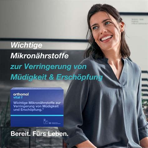 Orthomol Vital F Mikron Hrstoffe F R Frauen Bei M Digkeit Und