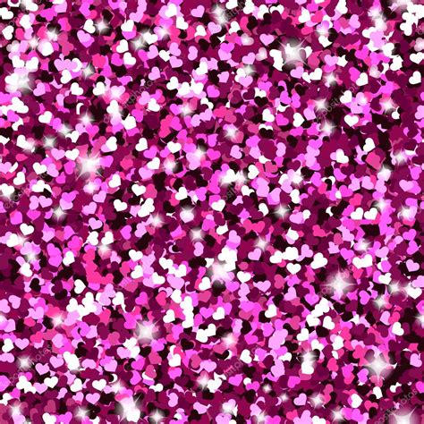 Pink Glitter Background With Hearts - 1024x1024 Wallpaper - teahub.io