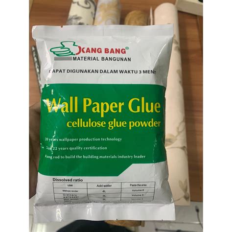 Jual TERMURAH Lem Wallpaper Vinyl Wall Dinding Glue Perekat