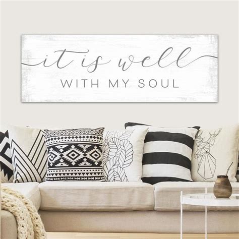 It Is Well With My Soul Sign In 2020 Trending Decor Home Decor