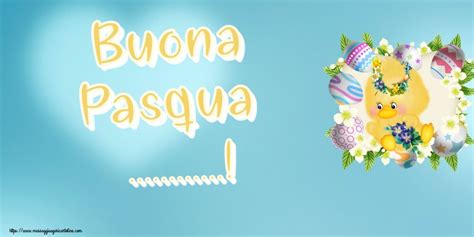 Buona Pasqua Crea Cartoline Personalizzate Con Nome