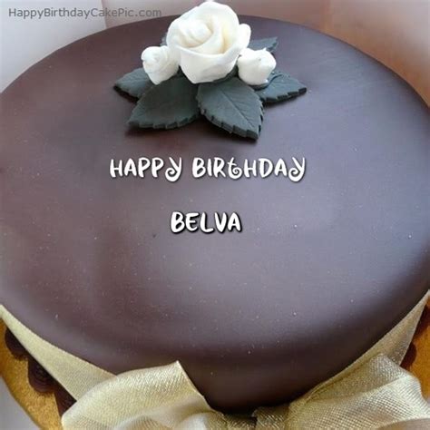 Beautiful Chocolate Birthday Cake For Belva