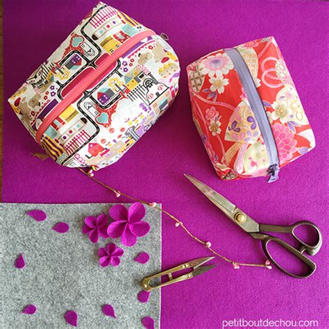 DIY The 10 Minutes Box Zipper Pouch Petit Bout De Chou