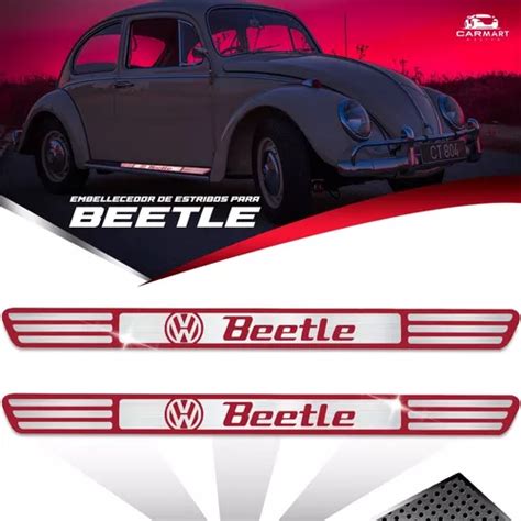 Embellecedor Estribos Aluminio Vw Beetle Puertas Meses Sin Intereses