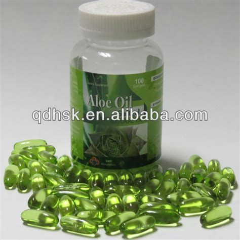 Skin Care Aloe Vera Softgel Capsules Herbal Beauty Products With Oem