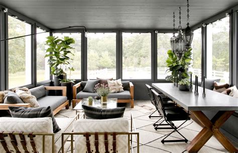 Gorgeous Three Season Room Modern Neutral Home Tour Lark And Linen