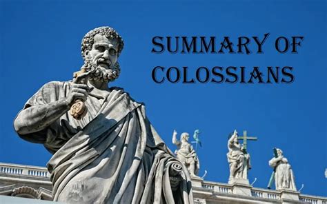 Book Of Colossians Summary – The Bible Brief