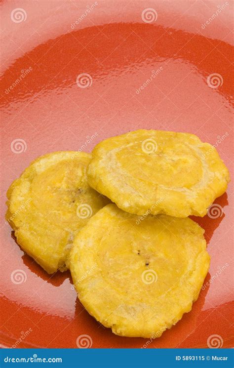 Smashed Fried Green Plantain Stock Image Image Of Banana Food 5893115