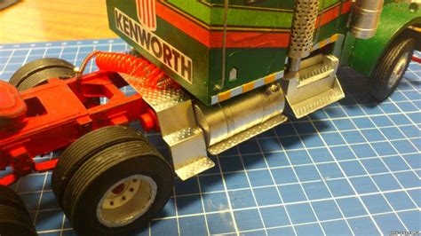 Paper Model Kit Truck Kenworth W900papercraft 3d Paper Craft Etsy