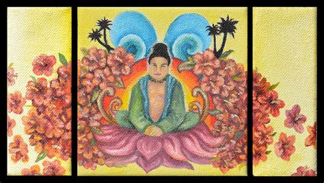 Baby Buddha Painting by Sarah Alfonso - Fine Art America