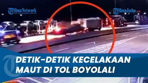 Rekaman Cctv Detik Detik Kecelakaan Maut Di Tol Semarang Solo Laju