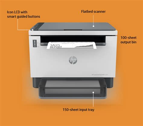 HP LaserJet Tank MFP 1005w Multifunction Printer