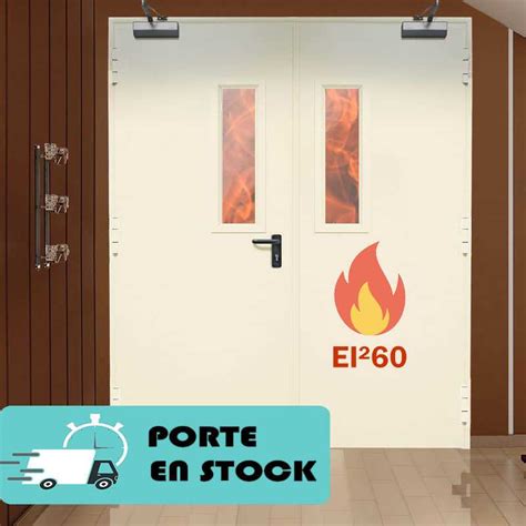 Bloc Porte Vantaux Ei En Stock Fer Feu