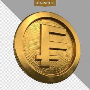 Moeda Franco De Ouro Elemento 3D Para Composição PSD download Designi