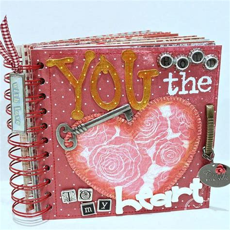 You Hold The Key To My Heart Love A Z Scrapbook Album Etsy Key To