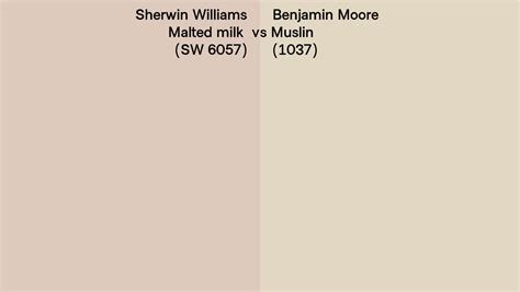 Sherwin Williams Malted Milk Sw Vs Benjamin Moore Muslin